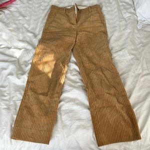 JCrew corduroy mustard yellow pants